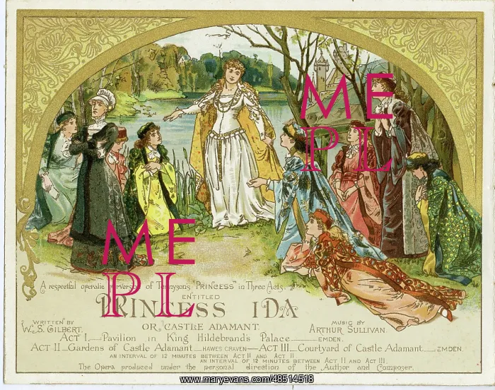  : Programme design, Gilbert & Sullivan, Princess Ida