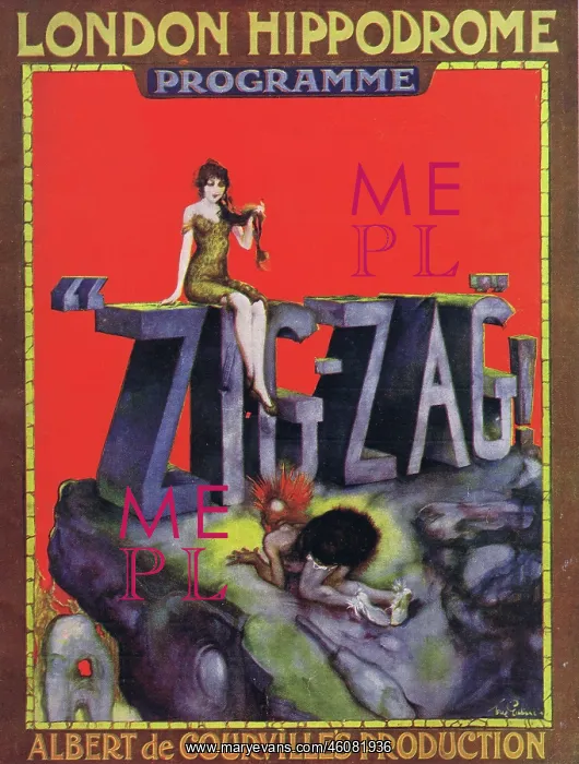 : Programme for Zig Zag at the London Hippodrome : Programme for Zig Zag at the London Hippodrome