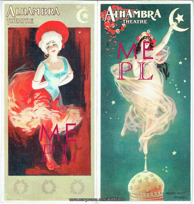 : Programmes for the Alhambra Theatre, London 1904 : Programmes for the Alhambra Theatre, London 1904