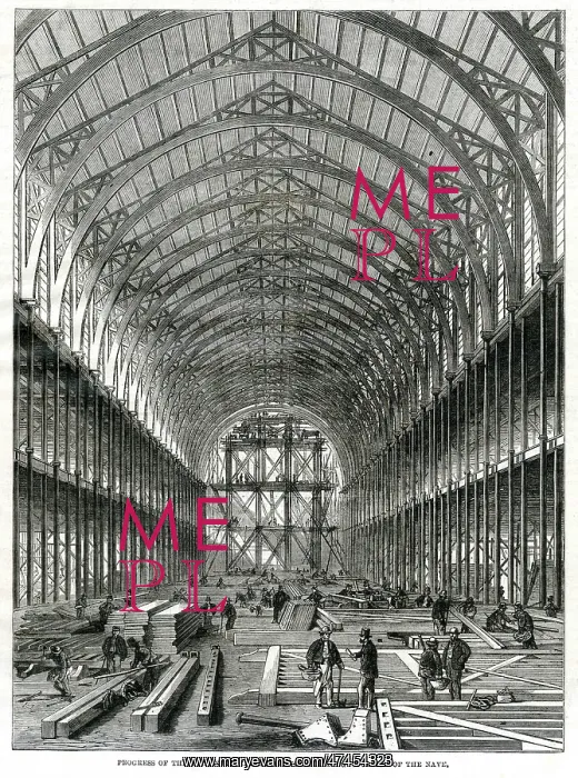 : Progress of building for the International Exhibition 1861 : Progress of building for the International Exhibition 1861