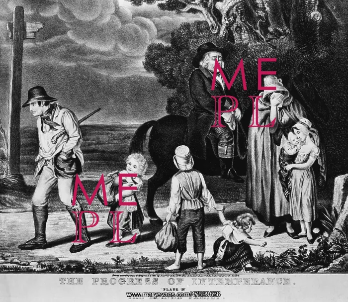 : The Progress of Intemperance - The Ruined Family : The Progress of Intemperance - The Ruined Family