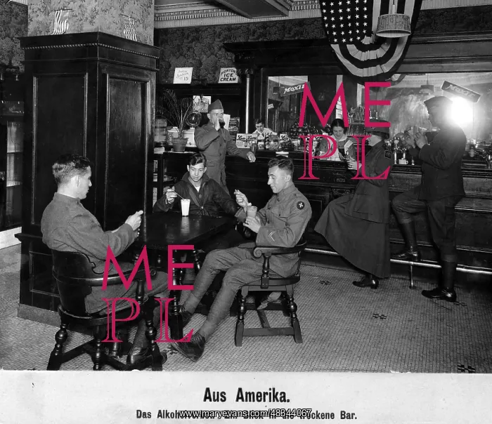 : Prohibition: A bar without alcohol in America : Prohibition: A bar without alcohol in America