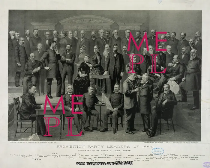 : Prohibition party leaders of 1884 : Prohibition party leaders of 1884