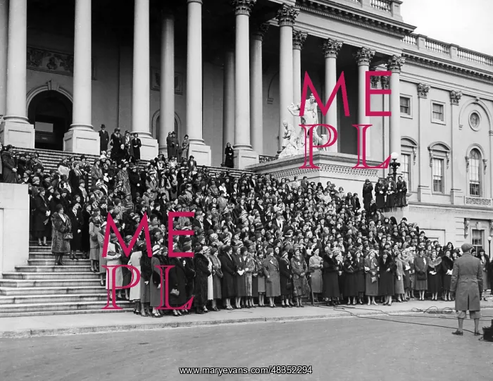 : Prohibition: Women demonstrate against the : Prohibition: Women demonstrate against the