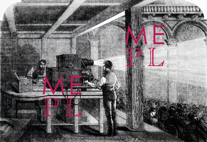 : Projection room at the Regent Street Polytechnic : Projection room at the Regent Street Polytechnic