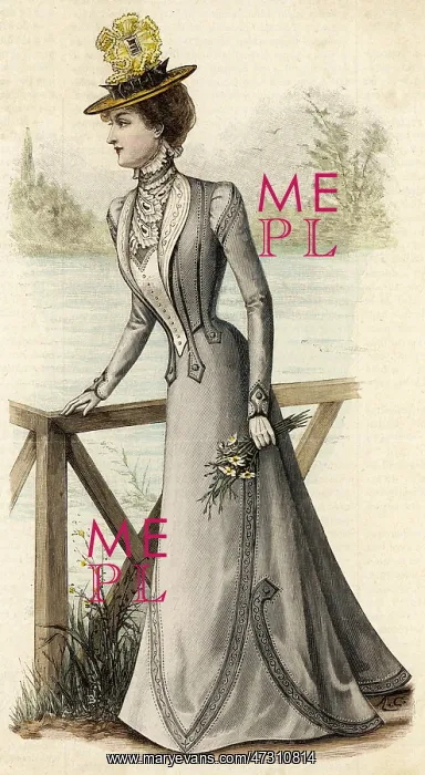 : Promenade Dress 1899 : Promenade Dress 1899
