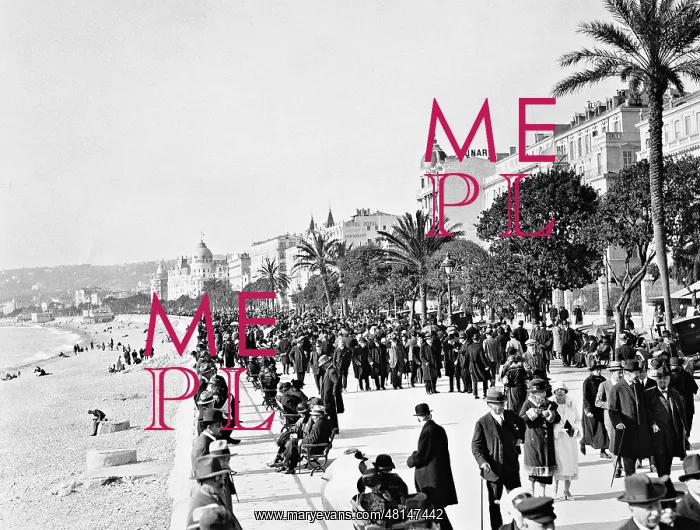 : Promenade of the English in Nice : Promenade of the English in Nice