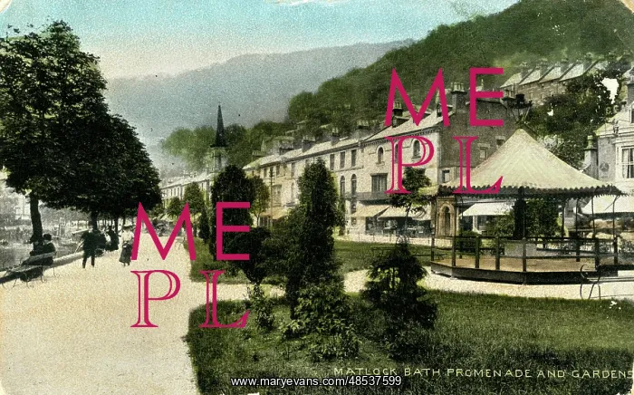 : Promenade & Gardens, Matlock Bath, Derbyshire : Promenade & Gardens, Matlock Bath, Derbyshire