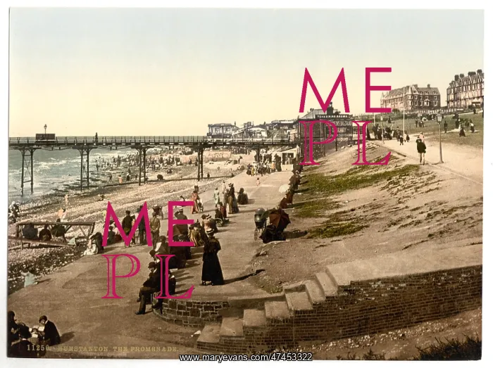 : The promenade, Hunstanton, England : The promenade, Hunstanton, England
