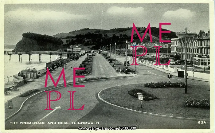 : The Promenade & Ness, Teignmouth, Devon : The Promenade & Ness, Teignmouth, Devon