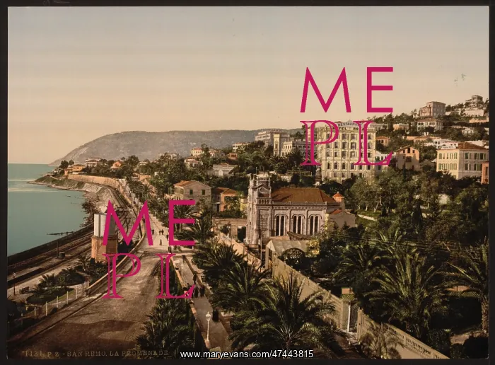 : The promenade, San Remo, Riviera : The promenade, San Remo, Riviera