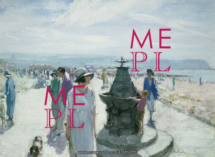 : On the Promenade ' seaside scene : On the Promenade ' seaside scene