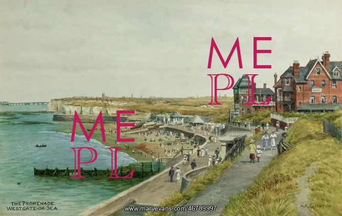 : Promenade at Westgate-on-Sea, Kent : Promenade at Westgate-on-Sea, Kent