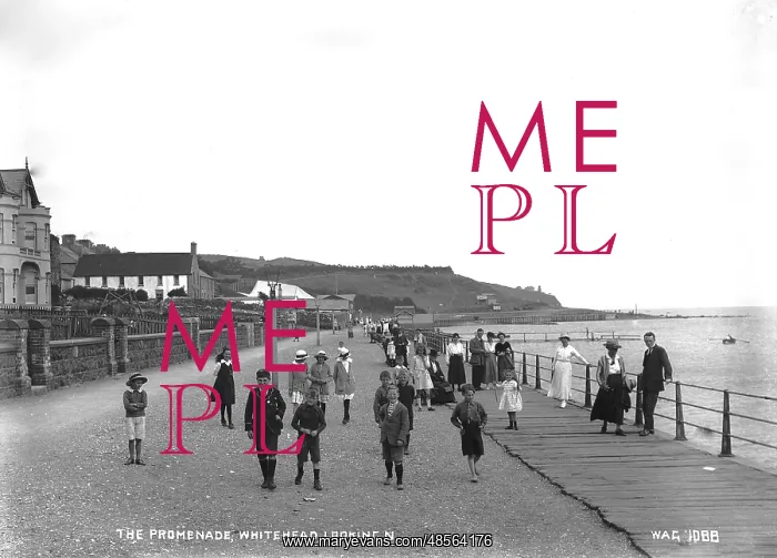 : The Promenade, Whitehead, Looking N : The Promenade, Whitehead, Looking N