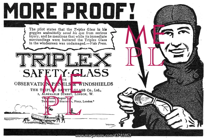 : More Proof Of Triplex Safety Glass Effectiveness : More Proof Of Triplex Safety Glass Effectiveness