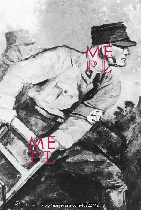 : Propaganda drawing of the SA, circa 1920s : Propaganda drawing of the SA, circa 1920s