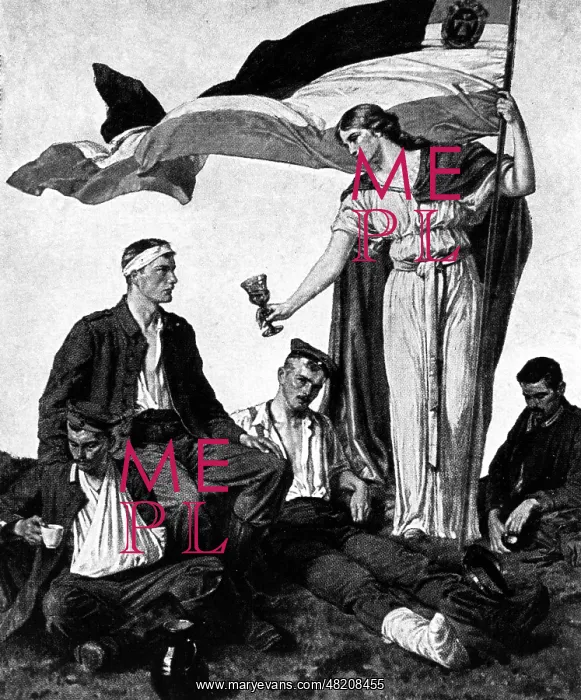 : Propaganda postcard, 1914 : Propaganda postcard, 1914