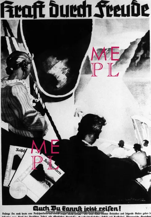 : Propaganda poster of the KdF, 1934 : Propaganda poster of the KdF, 1934