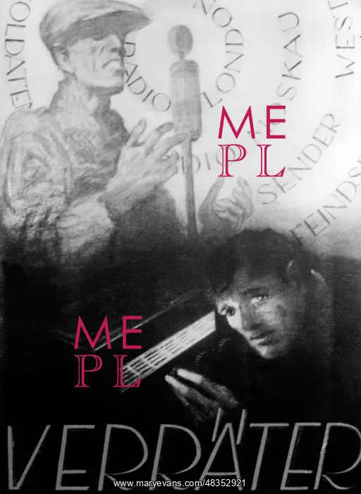 : Propaganda poster warns against traitors : Propaganda poster warns against traitors