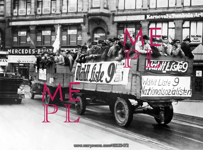 : Propaganda rally of the NSDAP, 1930 : Propaganda rally of the NSDAP, 1930