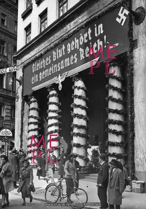: Propaganda for the referendum in Austria, 1938 : Propaganda for the referendum in Austria, 1938