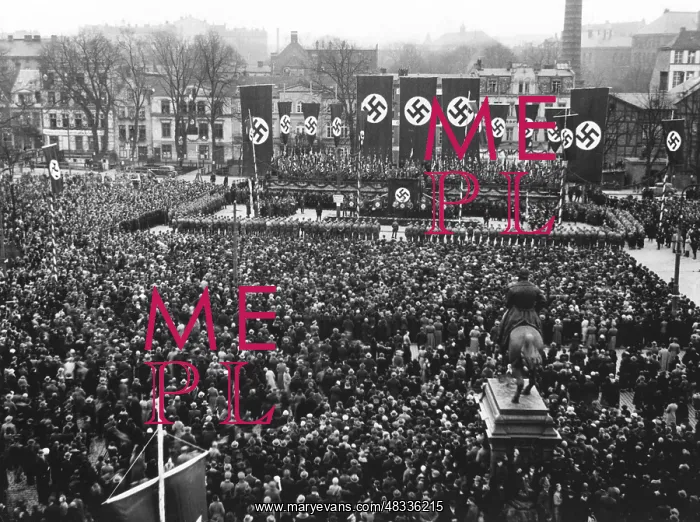 : Propaganda speech of Goebbels on the election : Propaganda speech of Goebbels on the election