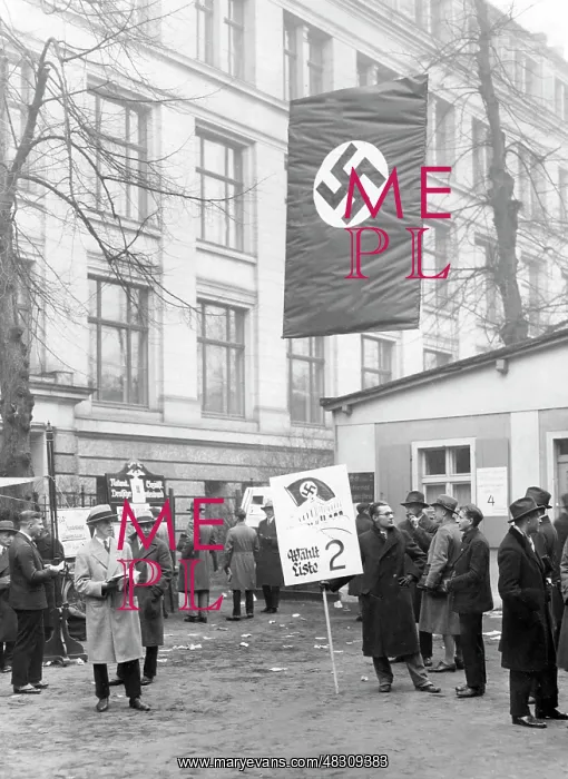 : Propaganda stand of the NSDAP in the Reichstag : Propaganda stand of the NSDAP in the Reichstag
