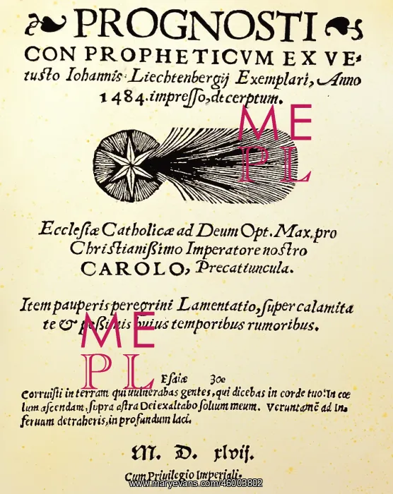 : Prophecy of Johannes Liechtenberg : Prophecy of Johannes Liechtenberg