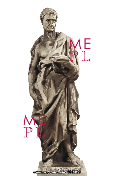 : Prophet Jeremiah, marble sculpture by Donatello : Prophet Jeremiah, marble sculpture by Donatello