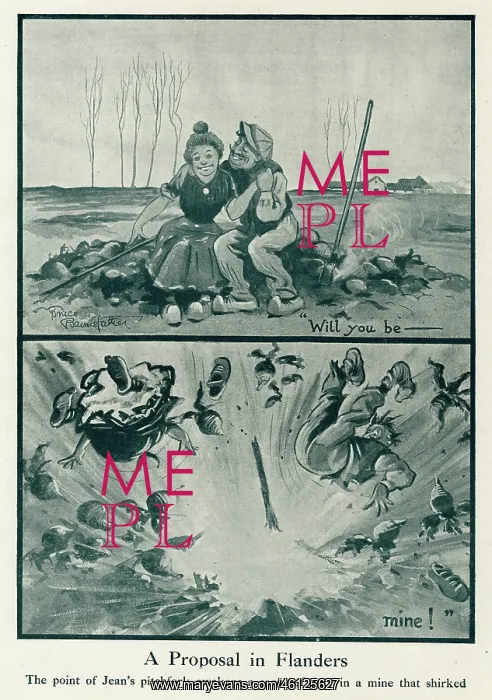 : A Proposal in Flanders by Bruce Bairnsfather : A Proposal in Flanders by Bruce Bairnsfather
