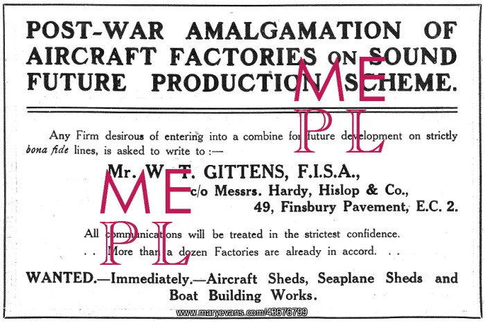 : Proposal For Post War Amalgamation : Proposal For Post War Amalgamation