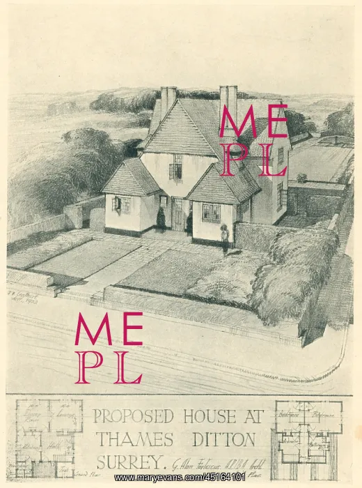 : Proposed House, Thames Ditton, Surrey : Proposed House, Thames Ditton, Surrey