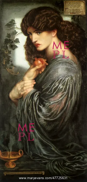 : Proserpine, by D G Rossetti : Proserpine, by D G Rossetti