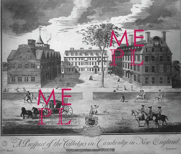 : The prospect of the colledges (sic) in Cambridge in New Engl : The prospect of the colledges (sic) in Cambridge in New Engl