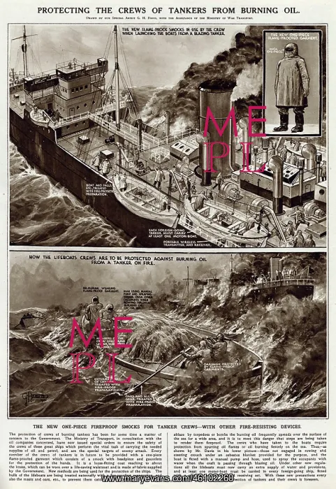 : Protecting crews from burning oil by G. H. Davis : Protecting crews from burning oil by G. H. Davis