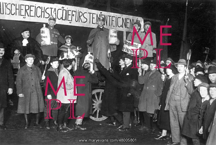: Protest against compensation of German princes, 1926 : Protest against compensation of German princes, 1926