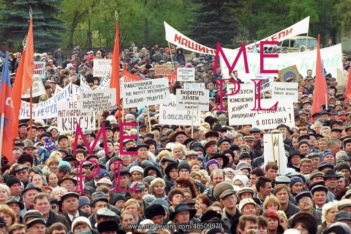 : Protest in Krasnoyarsk, 1998 : Protest in Krasnoyarsk, 1998