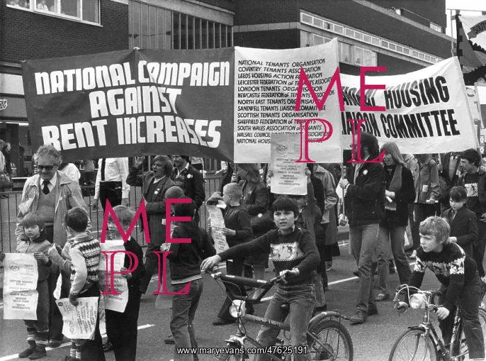 : Protest, National campaign against rent increases : Protest, National campaign against rent increases