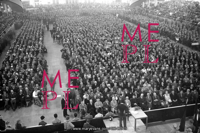 : Protest rally against the Young Plan, 1929 : Protest rally against the Young Plan, 1929