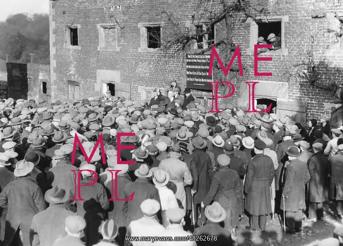 : Protest against taxes in Wales, 1933 : Protest against taxes in Wales, 1933