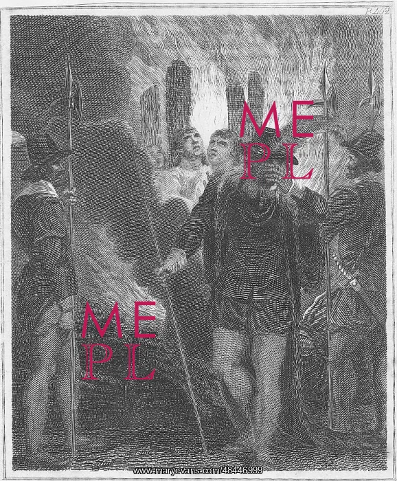 : Five Protestant martyrs burnt at the stake at : Five Protestant martyrs burnt at the stake at