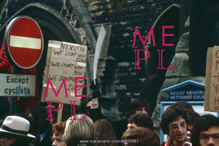 : Protests against Nixon Visit : Protests against Nixon Visit