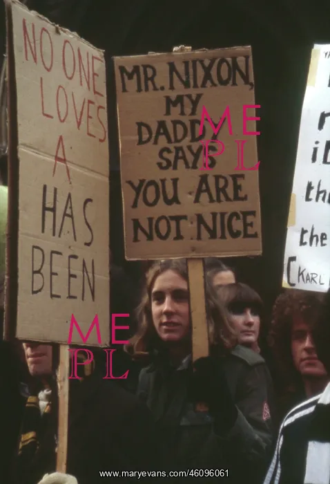 : Protests against Nixon Visit : Protests against Nixon Visit