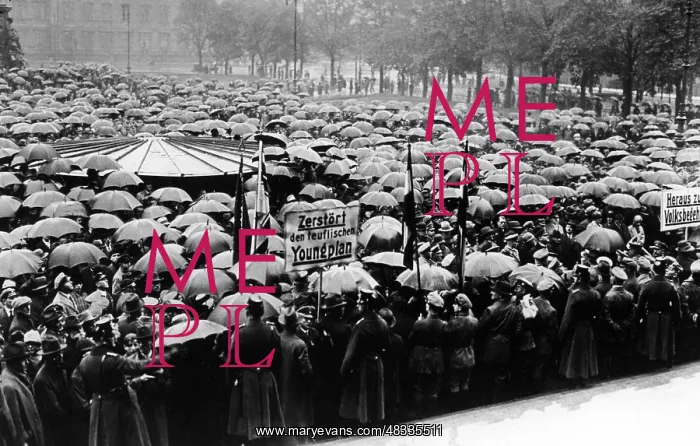 : Protests against the Young Plan, 1930 : Protests against the Young Plan, 1930