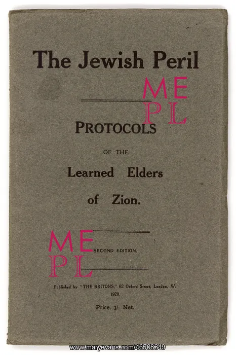  : Protocol - Elders of Zion