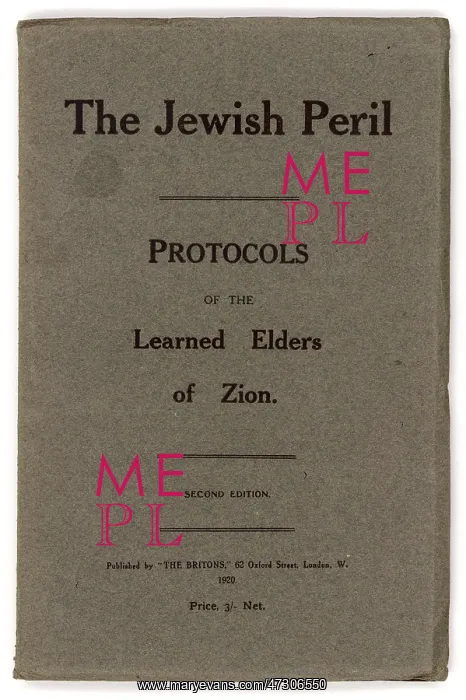 : Protocol - Elders of Zion : Protocol - Elders of Zion