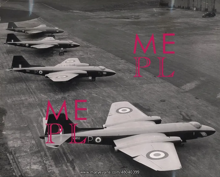 : The four prototype B1 Canberras : The four prototype B1 Canberras