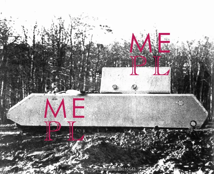 : Prototype of the battle tank Maus : Prototype of the battle tank Maus