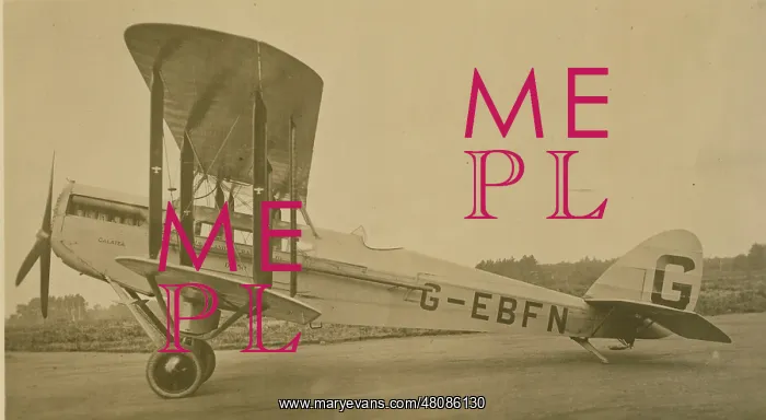 : The prototype de Havilland DH50 G-EBFN Galatea : The prototype de Havilland DH50 G-EBFN Galatea