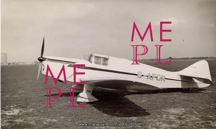 : The prototype Miles M17 Monarch G-AFCR at Heston : The prototype Miles M17 Monarch G-AFCR at Heston